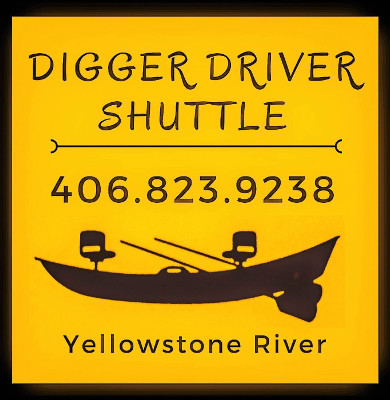Yellowstone River Shuttle Service | Digger Driver Shuttle | Livingston, MT