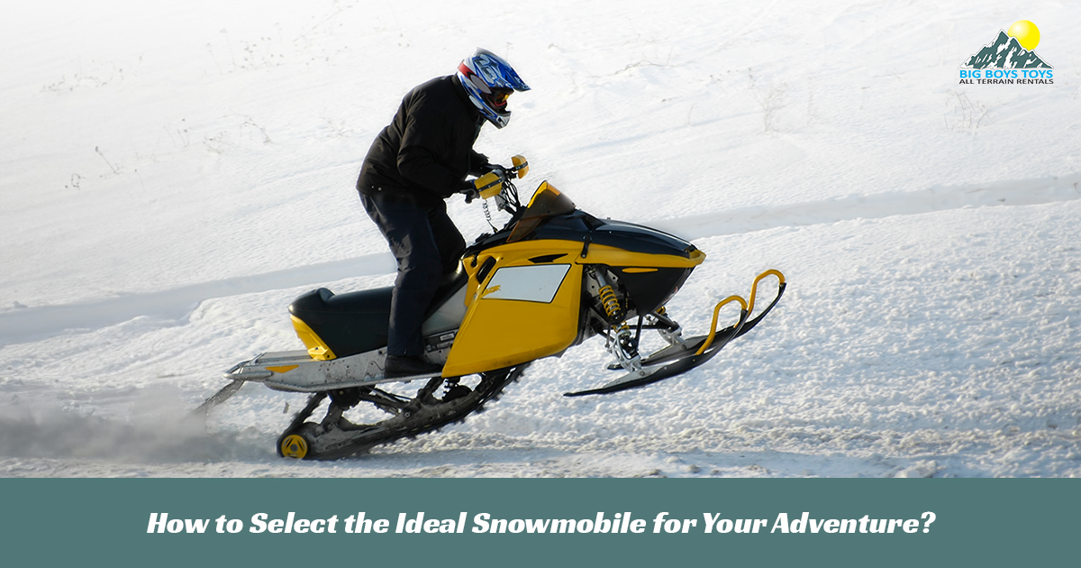 How to Select the Ideal Snowmobile for Your Adventure