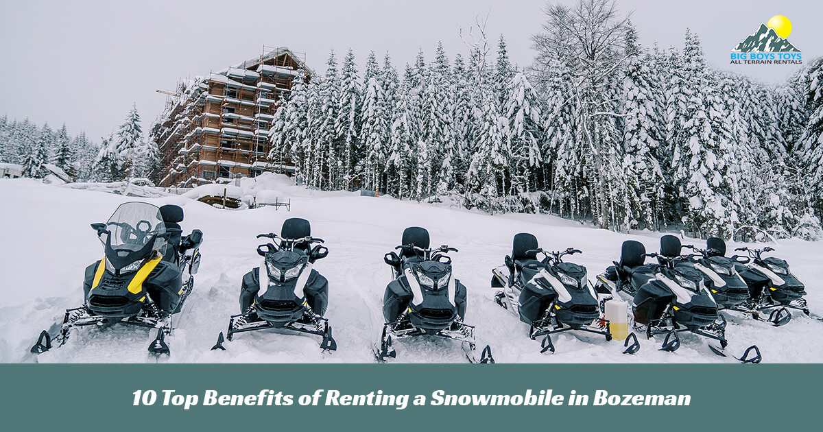 Rent a Snowmobile in Bozeman